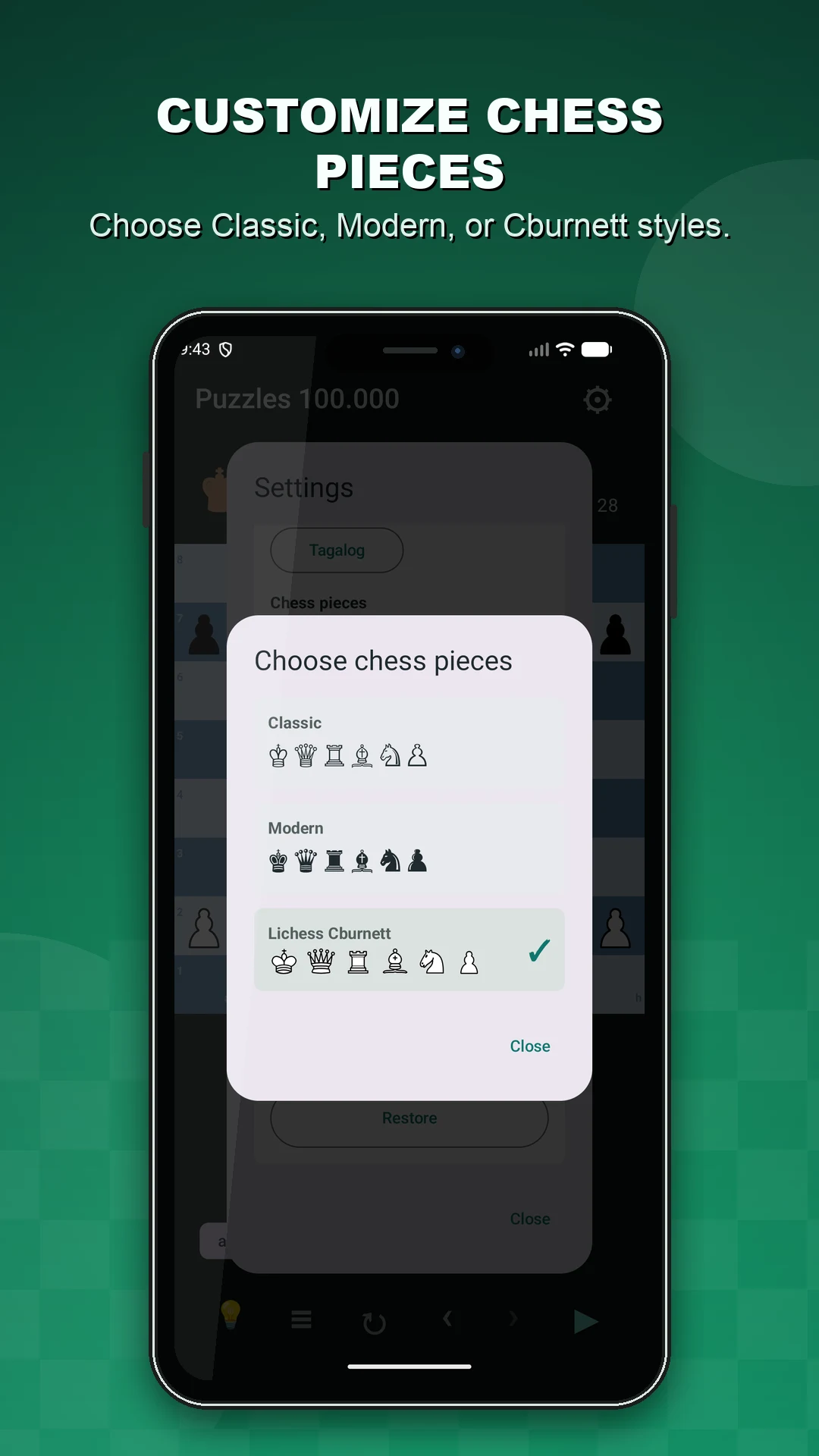 Chess Puzzle 100.000 screenshot