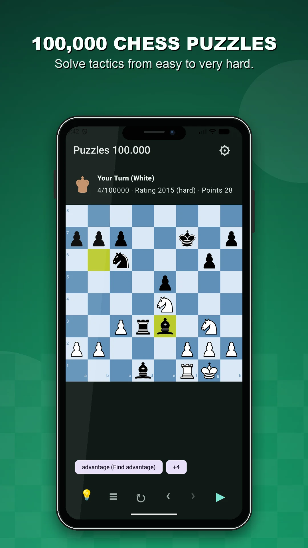 Chess Puzzle 100.000 screenshot